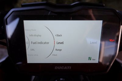 Ducati Diavel V4 red  Akrapovic