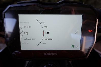 Ducati Diavel V4 red  Akrapovic