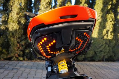 Ducati Diavel V4 red  Akrapovic
