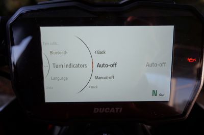 Ducati Diavel V4 red  Akrapovic